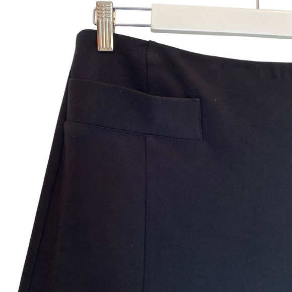 CAbi Women's 6 A-Line Button Detail Ponte Knit Utility Skirt - Picture 6 of 9